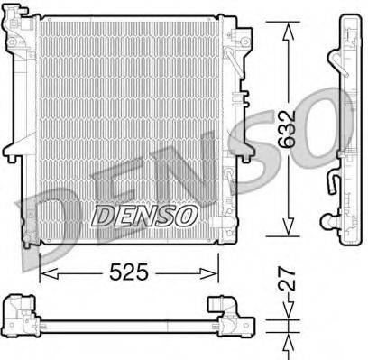 DENSO DRM45035 Радиатор, охлаждение двигателя