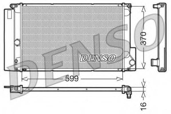DENSO DRM50026 Радиатор, охлаждение двигателя