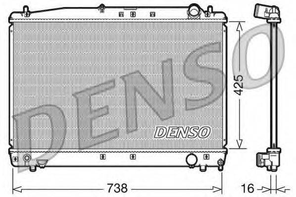 DENSO DRM50033 Радиатор, охлаждение двигателя
