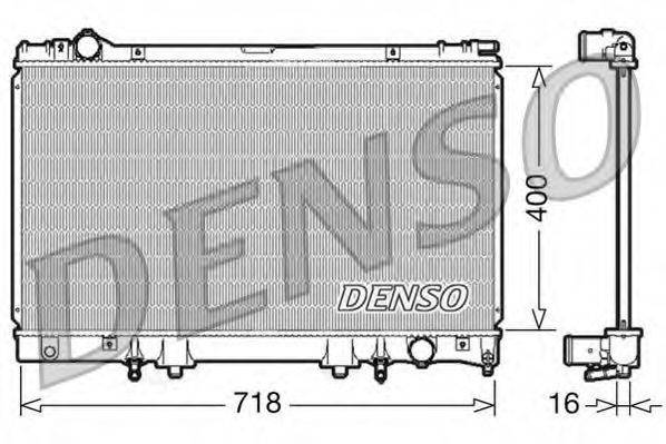 DENSO DRM51002 Радиатор, охлаждение двигателя