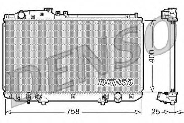 DENSO DRM51006 Радіатор, охолодження двигуна