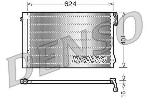 DENSO DCN05011 Конденсатор, кондиционер