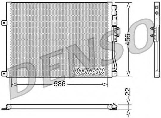 DENSO DCN06009 Конденсатор, кондиционер