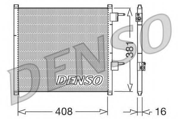 DENSO DCN10019 Конденсатор, кондиционер