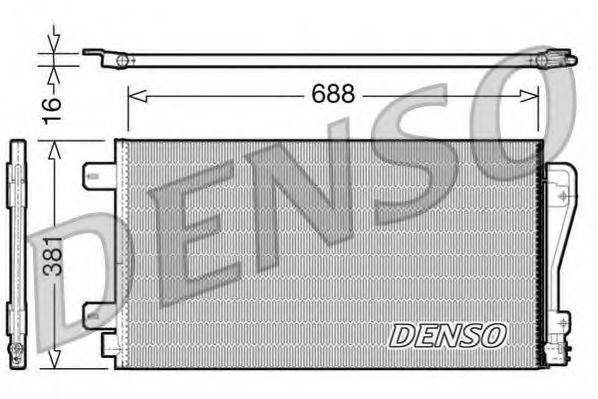 DENSO DCN23014 Конденсатор, кондиционер