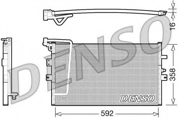 DENSO DCN25002 Конденсатор, кондиціонер
