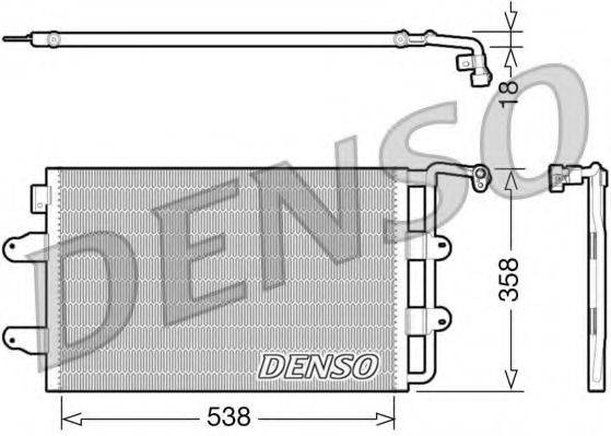 DENSO DCN32026 Конденсатор, кондиционер