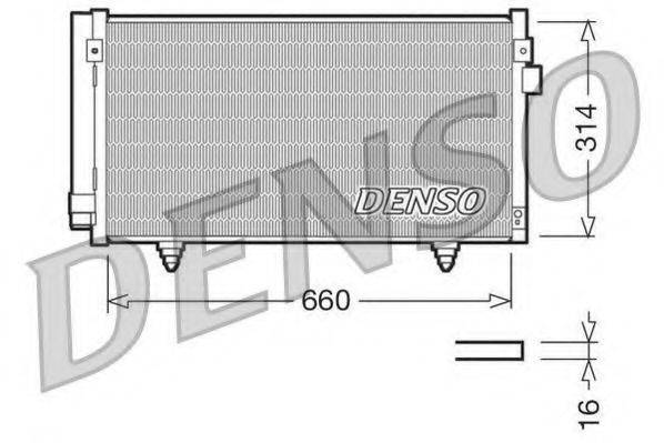 DENSO DCN36003 Конденсатор, кондиционер