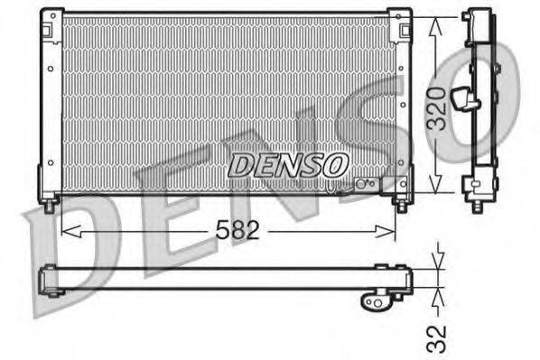 DENSO DCN40001 Конденсатор, кондиціонер