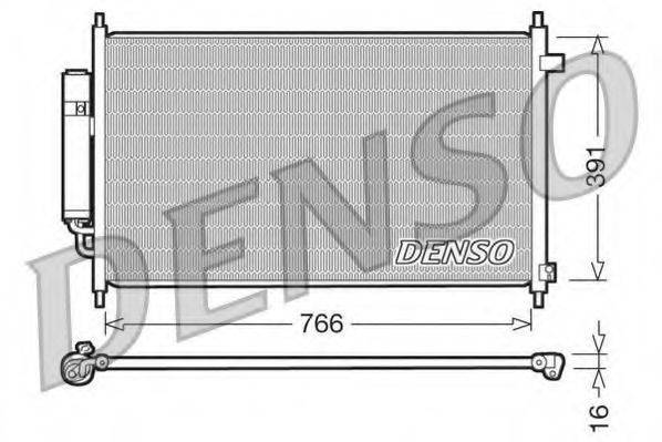 DENSO DCN40004 Конденсатор, кондиціонер