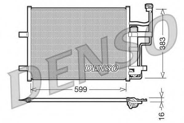 DENSO DCN44003 Конденсатор, кондиционер