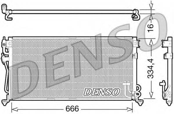 DENSO DCN45002 Конденсатор, кондиционер
