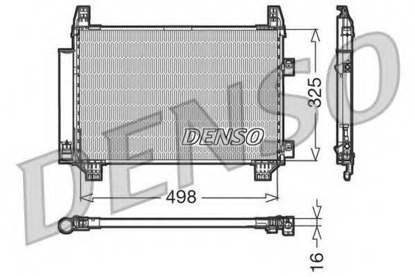 DENSO DCN50001 Конденсатор, кондиционер