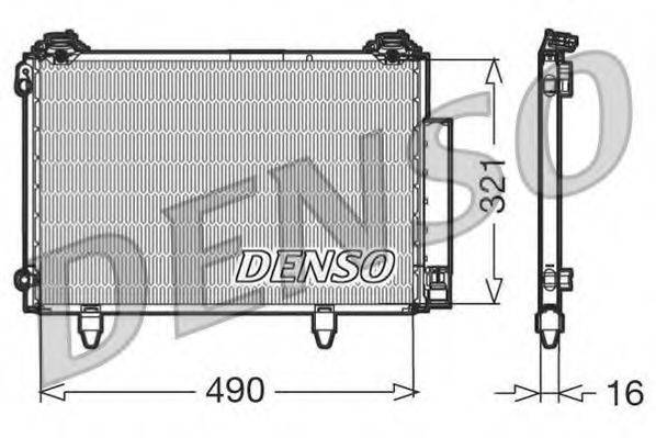 DENSO DCN50002 Конденсатор, кондиционер