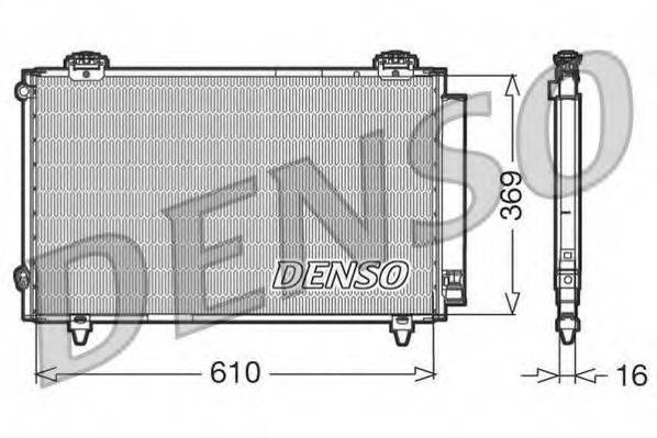 DENSO DCN50008 Конденсатор, кондиционер