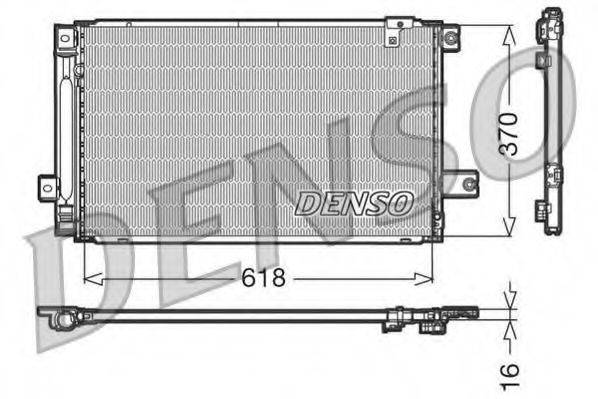 Конденсатор, кондиціонер DENSO DCN50013