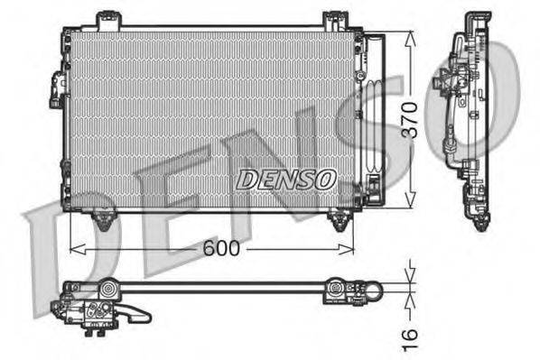 DENSO DCN50014 Конденсатор, кондиционер