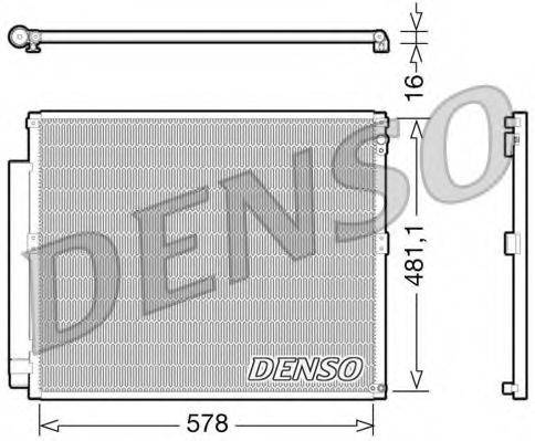 DENSO DCN50017 Конденсатор, кондиционер
