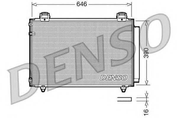 DENSO DCN50024 Конденсатор, кондиционер