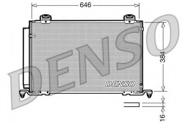 DENSO DCN50027 Конденсатор, кондиционер