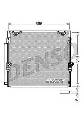 DENSO DCN50036 Конденсатор, кондиціонер