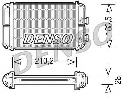 DENSO DRR20004 Теплообменник, отопление салона