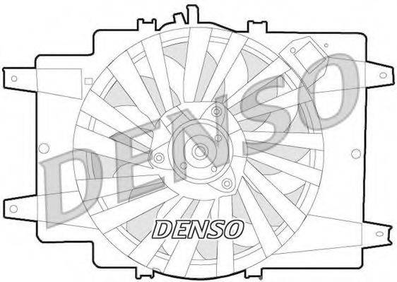 Вентилятор, охолодження двигуна DENSO DER01008