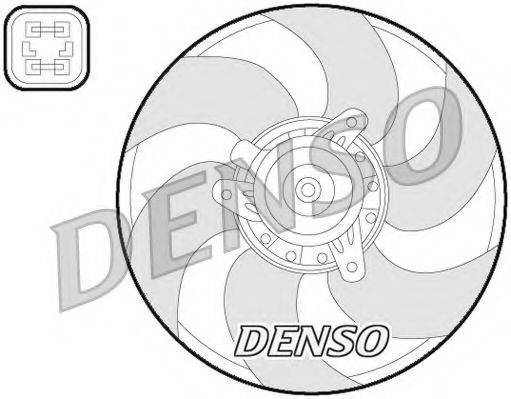 DENSO DER07009 Вентилятор, охлаждение двигателя