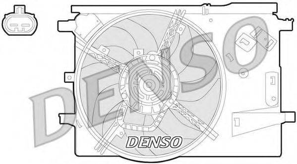 Вентилятор, охолодження двигуна DENSO DER09053
