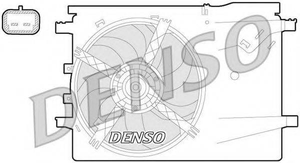 Вентилятор, охолодження двигуна DENSO DER09058