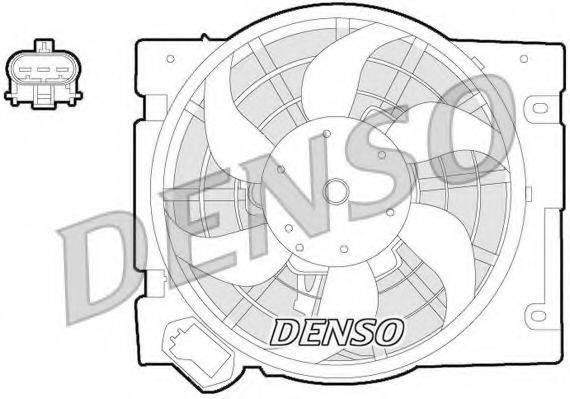 Вентилятор, охолодження двигуна DENSO DER20013