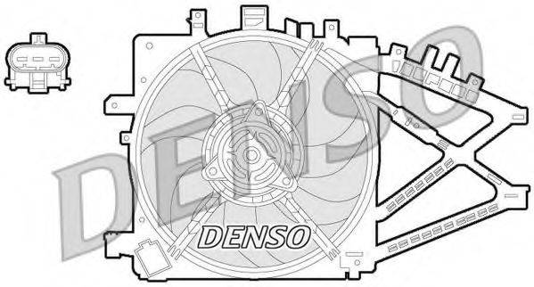 Вентилятор, охлаждение двигателя DENSO DER20014