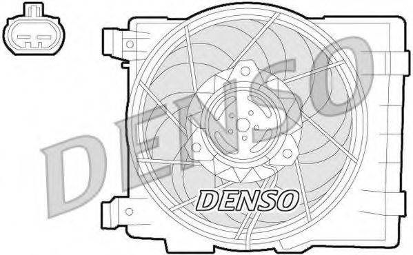 Вентилятор, охолодження двигуна DENSO DER20015