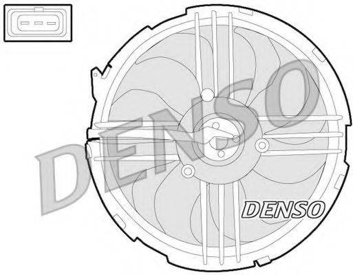 Вентилятор, охлаждение двигателя DENSO DER32009