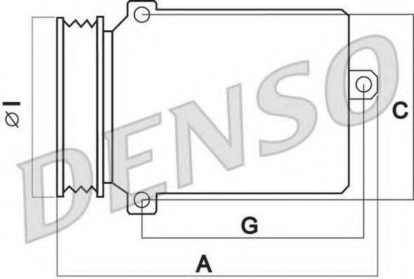 DENSO DCP02010 Компрессор, кондиционер