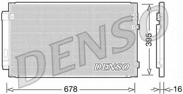 DENSO DCN51012 Конденсатор, кондиционер