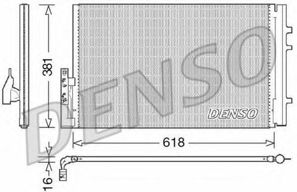 DENSO DCN05014 Конденсатор, кондиціонер
