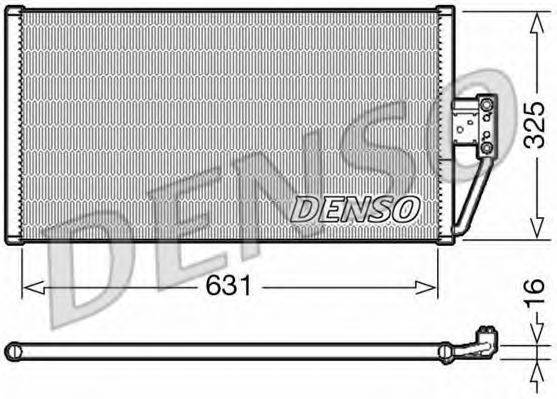 DENSO DCN05021 Конденсатор, кондиционер