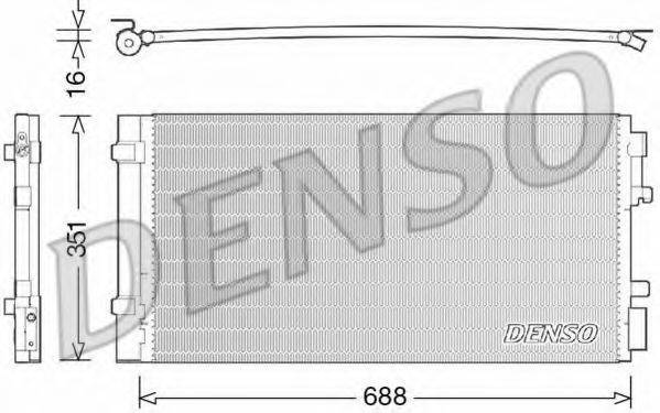 DENSO DCN23034 Конденсатор, кондиционер