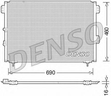 DENSO DCN50033 Конденсатор, кондиционер