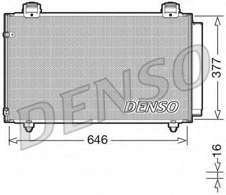 DENSO DCN50043 Конденсатор, кондиционер