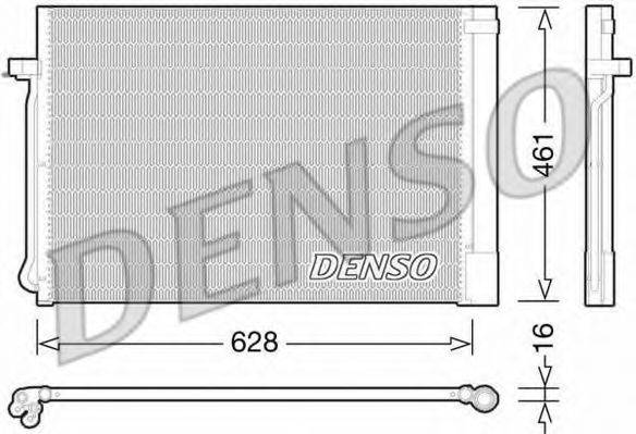 DENSO DCN05013 Конденсатор, кондиционер