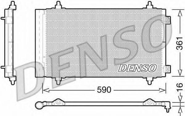 DENSO DCN21018 Конденсатор, кондиционер