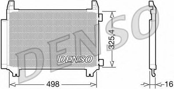 DENSO DCN50028 Конденсатор, кондиционер