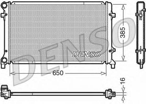 DENSO DRM02014 Радиатор, охлаждение двигателя