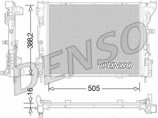 DENSO DRM23035 Радіатор, охолодження двигуна