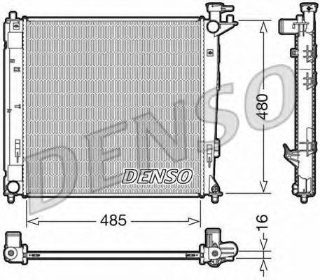 DENSO DRM41008 Радіатор, охолодження двигуна