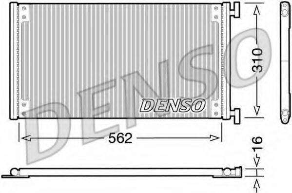DENSO DCN09040 Конденсатор, кондиционер