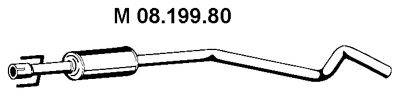 Середній глушник вихлопних газів EBERSPACHER 08.199.80