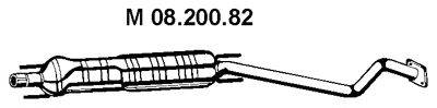 EBERSPACHER 0820082 Середній глушник вихлопних газів